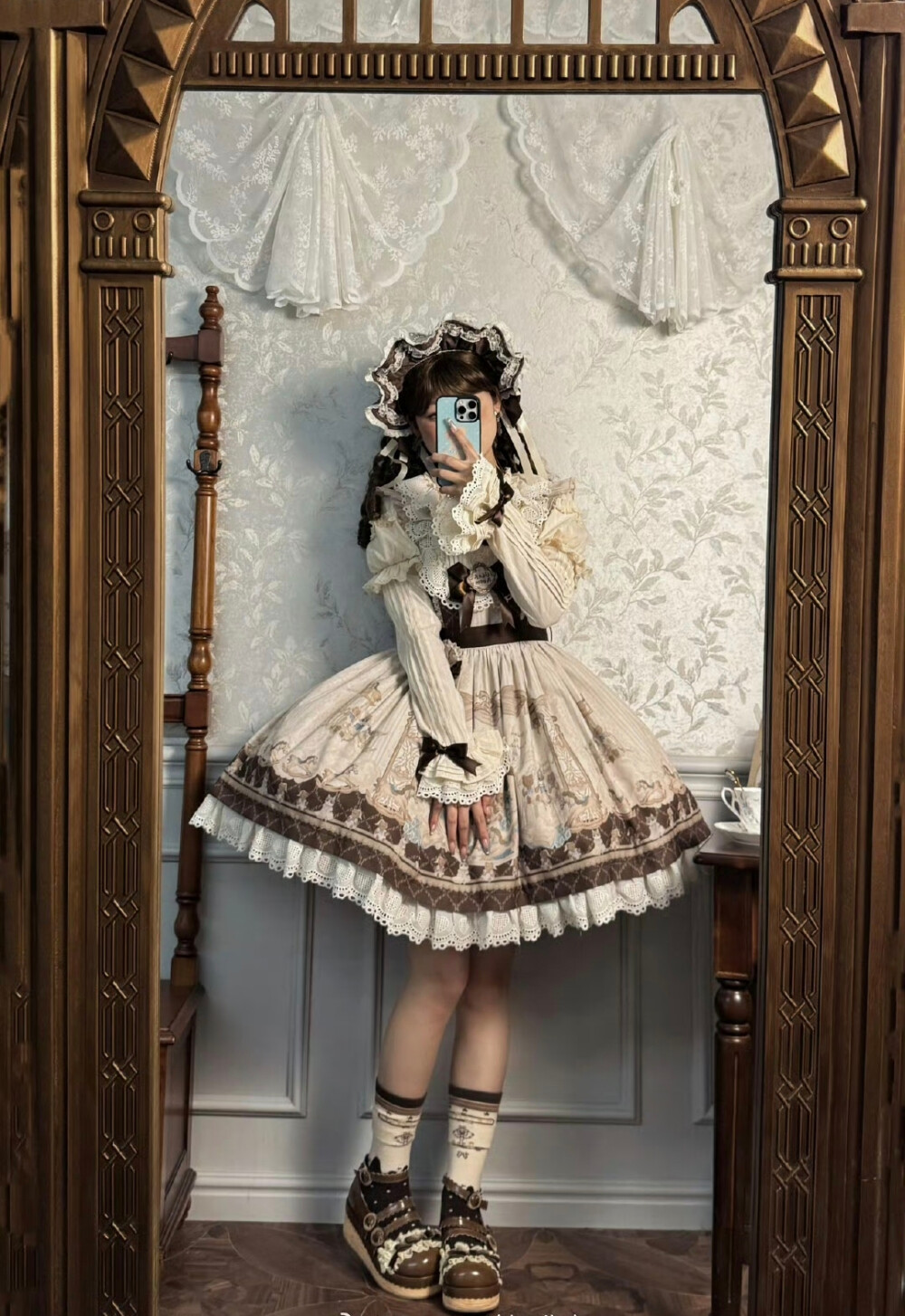 可是真的好好看啊，大家都有冲了嘛，内搭也是冲的他家的嘛，真的好甜#lo裙 #Lolita #我的第一条lo裙 