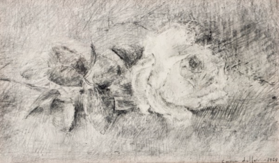 <Rosa>
素描，15 x 24 cm，1968
