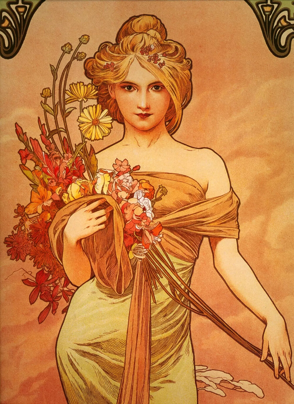 插画大师 阿尔丰斯·穆夏（Alphonse Maria Mucha） 优雅唯美画作
