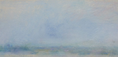 <Paisaje>
粉彩画，15 x 27 cm，1980
