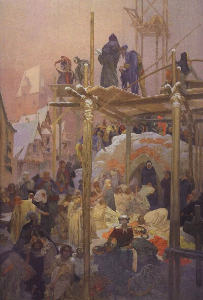 穆夏大神手稿 Alphonse Maria Mucha (1860—1939)
