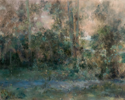 <Paisaje>
布面油画，73 x 92.5 cm，1972
