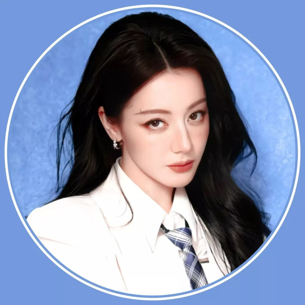 迪丽热巴圆框头像