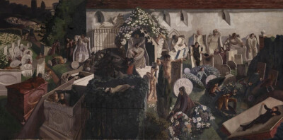 斯坦利·斯宾塞（Stanley Spencer），英国早期现代主义画家，1891年出生于伯克郡的库克姆。父亲威廉·斯宾塞是一名音乐老师和教堂风琴师，弟弟吉尔伯特·斯宾塞（1892年-1979年），是个才华横溢的风景画家。