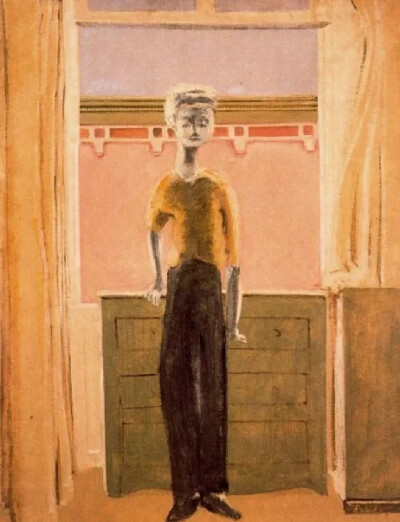 马克·罗斯科《Untitled/Portrait》
1939年,帆布油画
101.6cmx76.5cm
