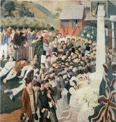 斯坦利·斯宾塞（Stanley Spencer），英国早期现代主义画家，1891年出生于伯克郡的库克姆。父亲威廉·斯宾塞是一名音乐老师和教堂风琴师，弟弟吉尔伯特·斯宾塞（1892年-1979年），是个才华横溢的风景画家。