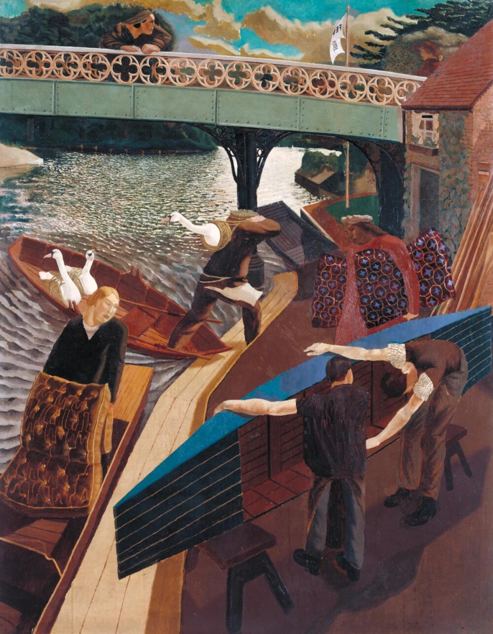 斯坦利·斯宾塞（Stanley Spencer），英国早期现代主义画家，1891年出生于伯克郡的库克姆。父亲威廉·斯宾塞是一名音乐老师和教堂风琴师，弟弟吉尔伯特·斯宾塞（1892年-1979年），是个才华横溢的风景画家。