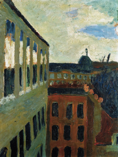 Paula Modersohn-Becker：View from the studio window of the artist in Paris
1900 年
