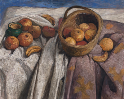 Paula Modersohn-Becker：Still Life with Apples and Bananas，1905 年