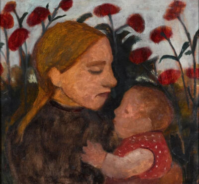 Paula Modersohn-Becker：Girl with child，1902年