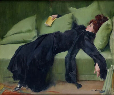 Ramon Casas i Carbó：颓废，1899年，蒙特塞拉特博物馆