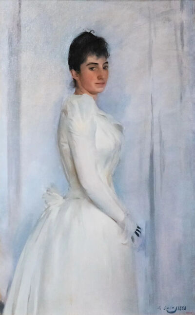 Ramon Casas i Carbó：蒙特塞拉特·卡波肖像，1888年
加泰罗尼亚国家艺术博物馆
