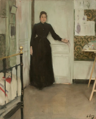 Ramon Casas i Carbó：室内，约 1890 年，加泰罗尼亚国家艺术博物馆