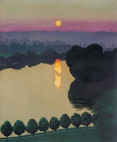 瑞士画家 Felix Vallotton（1865年12月28日 - 1925年12月29日）的画中美景
