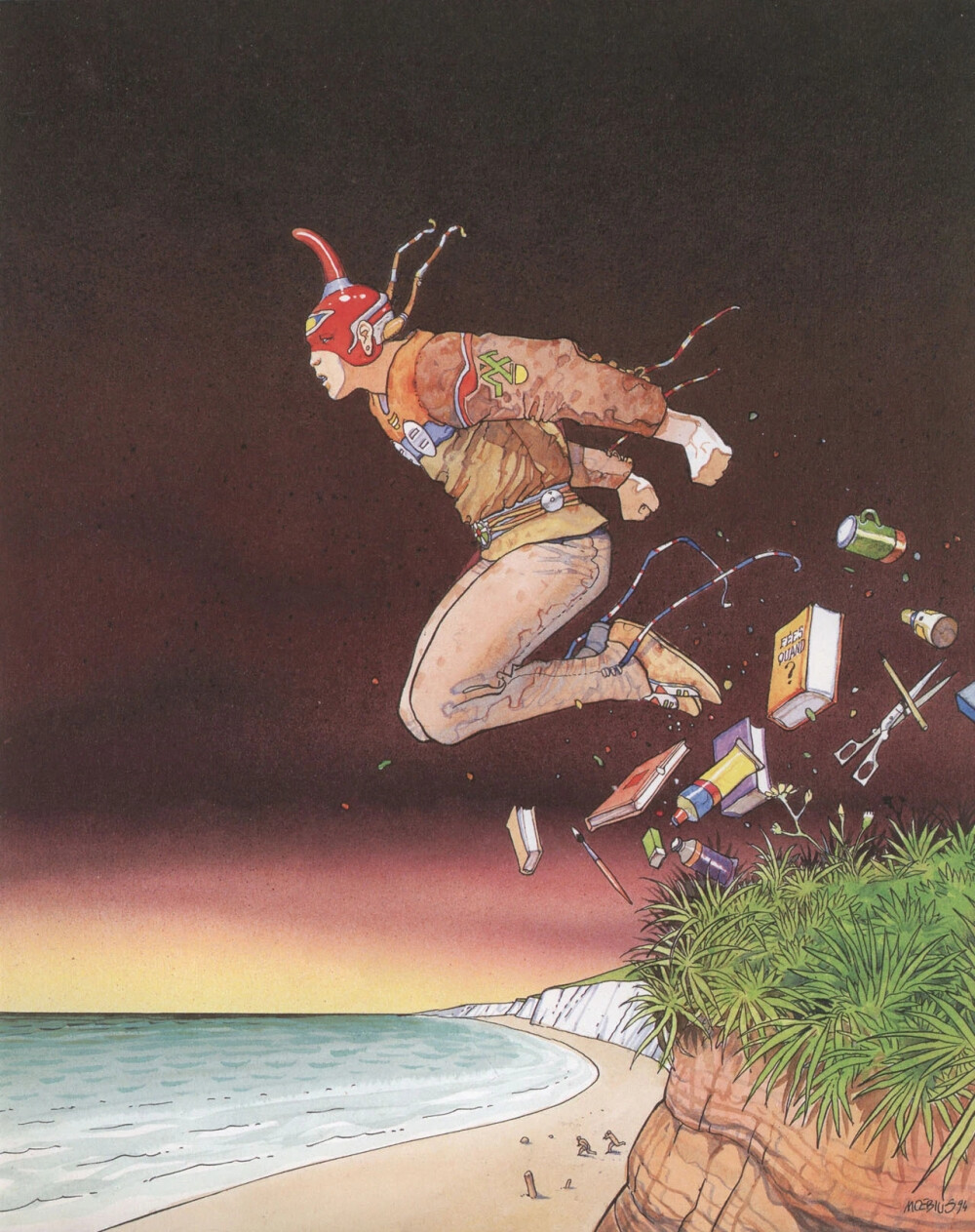 法国漫画大师 Moebius 莫比斯（1938—2012） 画中的世界
