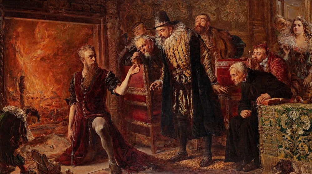 扬·马特伊科（Jan Matejko），是一位波兰画家，以其描绘波兰史上著名政治与军事事件的画作而著称。他最著名的画作包括《格伦瓦德之战》一类的帆布油画、关于很多其他战役以及贵族庭院景色的画作、还包括波兰历代国王的肖像画集。他被列为最著名波兰画家之一。