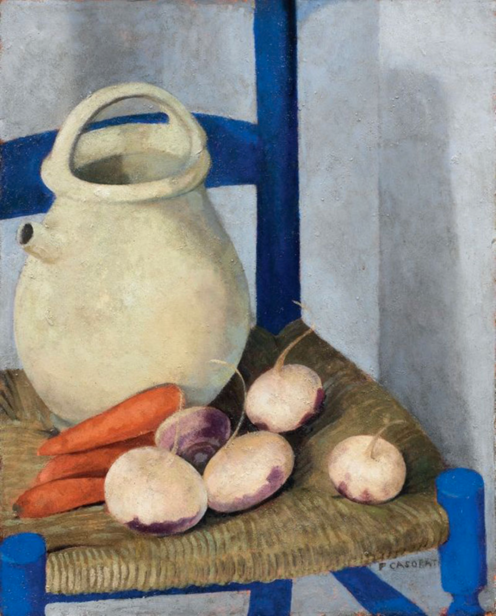 Blue chair and turnips
1927, oil on cardboard
