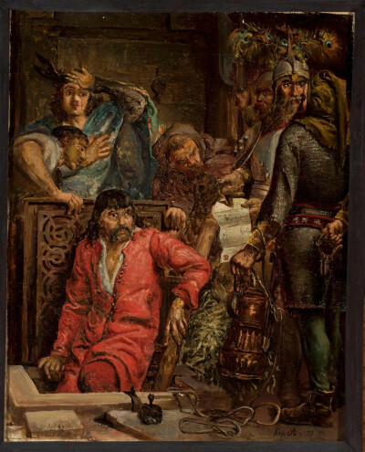 扬·马特伊科（Jan Matejko），是一位波兰画家，以其描绘波兰史上著名政治与军事事件的画作而著称。他最著名的画作包括《格伦瓦德之战》一类的帆布油画、关于很多其他战役以及贵族庭院景色的画作、还包括波兰历代国王…