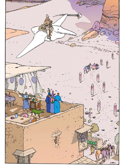 法国漫画大师 Moebius 莫比斯（1938—2012） 画中的世界
