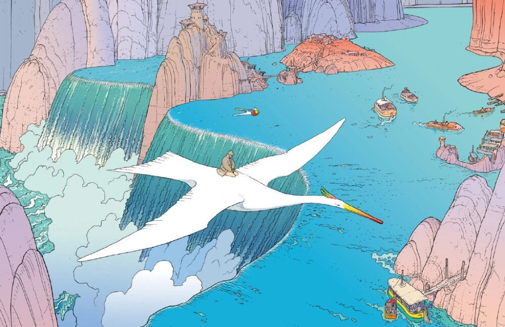 法国漫画大师 Moebius 莫比斯（1938—2012） 画中的世界
