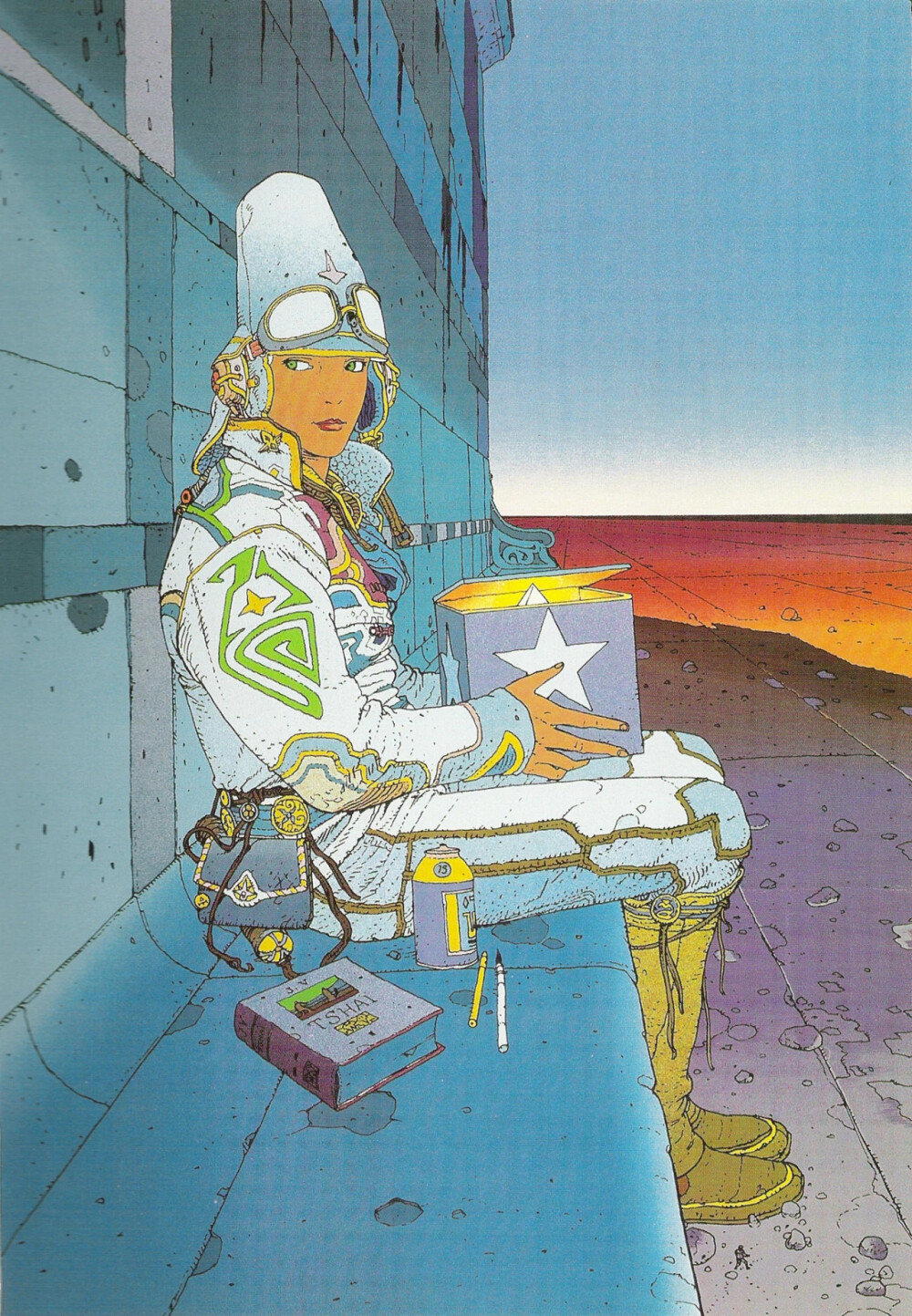 法国漫画大师 Moebius 莫比斯（1938—2012） 画中的世界
