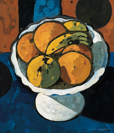 Fruit bowl with oranges
first half of the 1900s, oil on canvas
