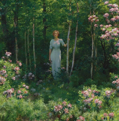 19世纪画家Charles Courtney Curran ​​​​唯美绘画艺术
