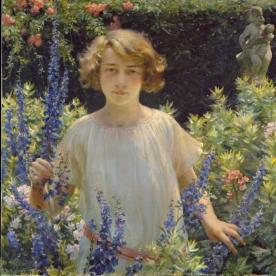 19世纪画家Charles Courtney Curran ​​​​唯美绘画艺术
