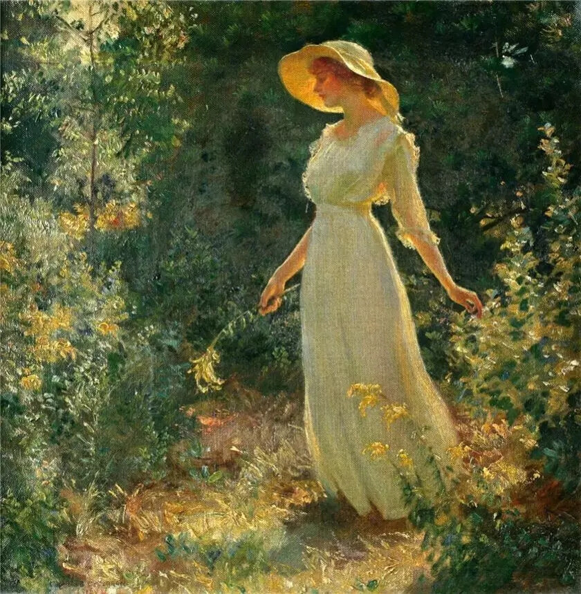 19世纪画家Charles Courtney Curran ​​​​唯美绘画艺术
