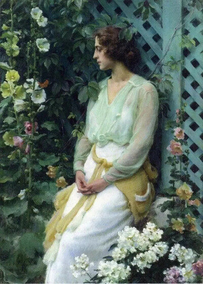 19世纪画家Charles Courtney Curran ​​​​唯美绘画艺术
