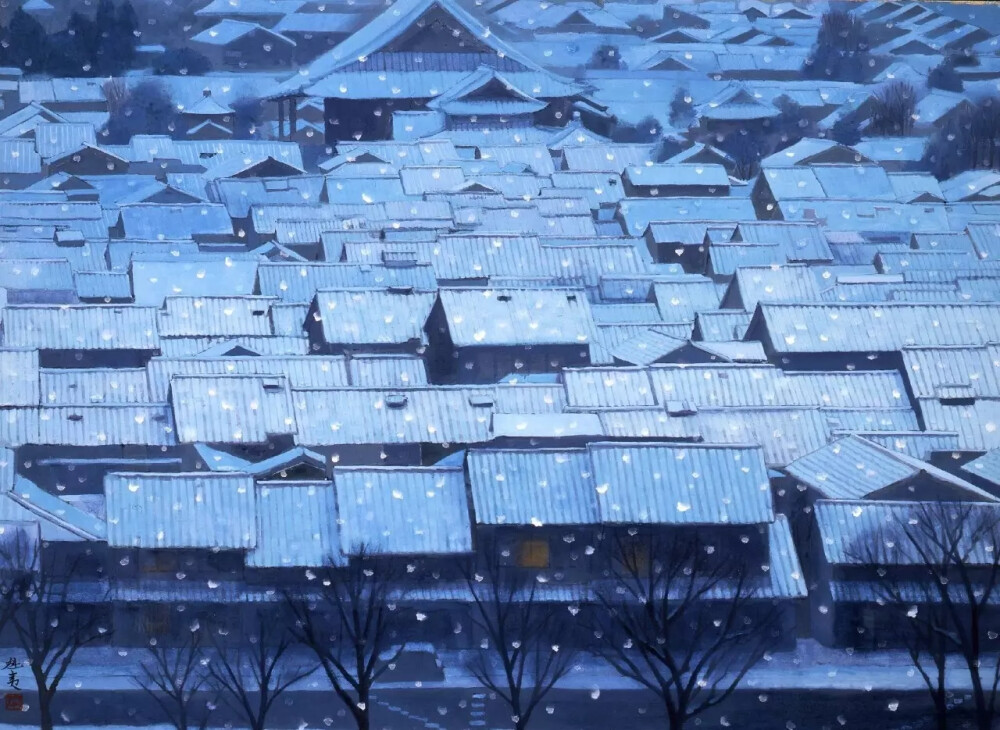 日本风景画家、散文家 东山魁夷（1908-1999）（ひがしやま かいい Kaii Higashiyama）美景绘画 
