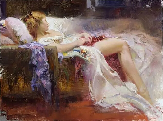 皮诺·德埃尼 Pino Daeni (1939年11月8日—），意大利当代油画家。生于意大利巴里的Giuseppe Dangelico市。毕业于巴里艺术学院，是一位成功商业艺术家。他的作品中很强的欲望表现出他自己的想法和情感。作品遍及美国，深受世界各地收藏家的赞赏。曾在中国办过展览。