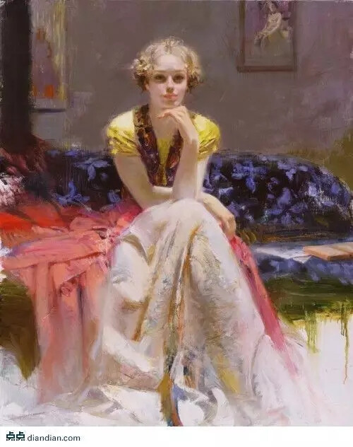 皮诺·德埃尼 Pino Daeni (1939年11月8日—），意大利当代油画家。生于意大利巴里的Giuseppe Dangelico市。毕业于巴里艺术学院，是一位成功商业艺术家。他的作品中很强的欲望表现出他自己的想法和情感。作品遍及美国，深受世界各地收藏家的赞赏。曾在中国办过展览。