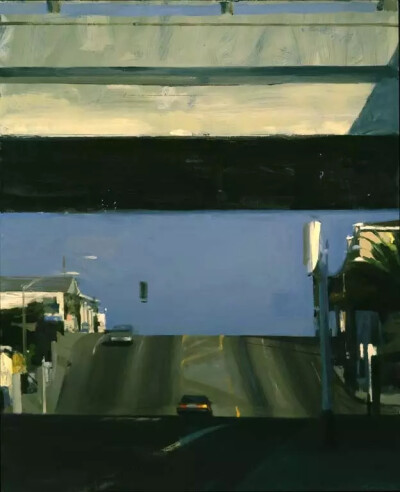 美国画家 Ben Aronson (1958-) 画中的城市光影
