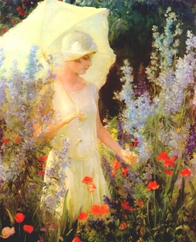 19世纪画家Charles Courtney Curran ​​​​唯美绘画艺术
