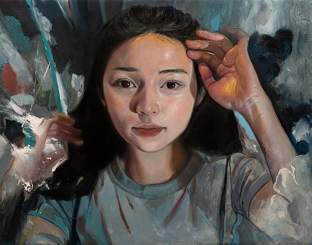 韩国艺术家 Joanne Nam 一组人物油画艺术 ​
