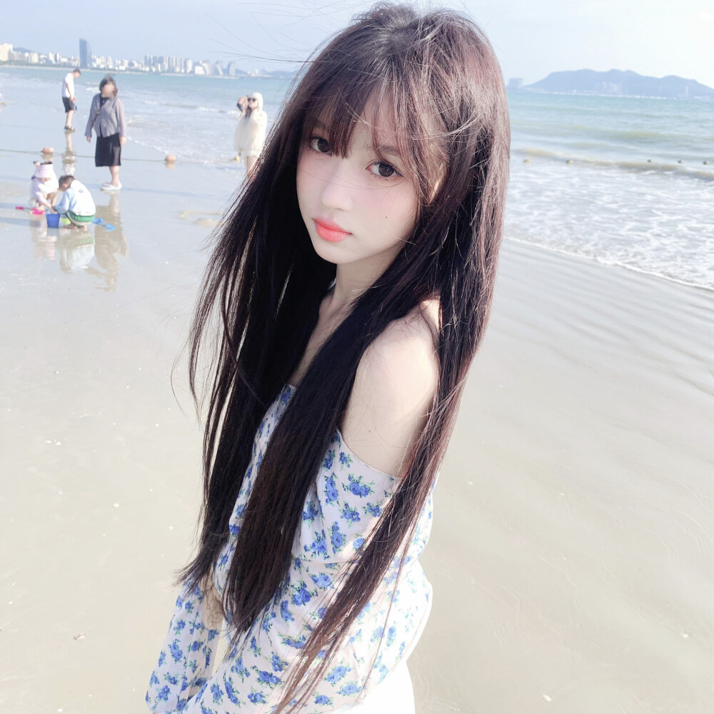 ＃头像库＃海边女头