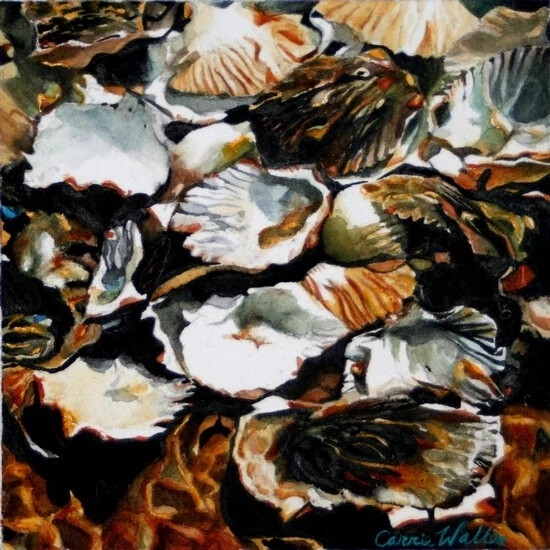 水彩大神 Carrie Waller 静物水彩绘画
