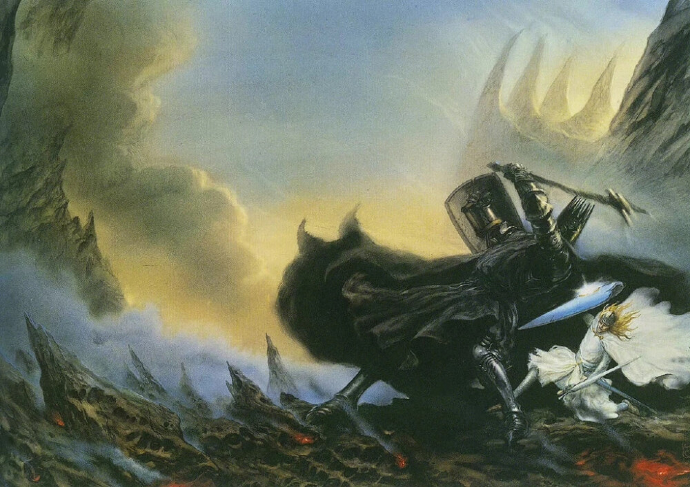 加拿大插画艺术家 John Howe(约翰·豪，1957年—  )是世界上最杰出的幻想艺术家之一。他作为概念设计师，和另外一位 J.R.R.托尔金 著作的插图画家 Alan Lee（阿兰.李） 为 彼得·杰克逊 的影片《魔戒》三部曲创作概念世界，备受人们的推崇和喜爱。欧洲的画展上，经常可以见到约翰的作品。他不仅是一位画家还是一位儿童读物作家。