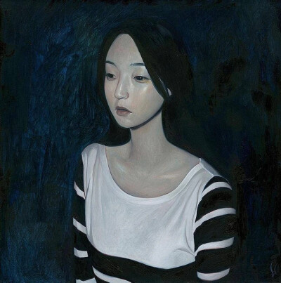 韩国艺术家 Joanne Nam 一组人物油画艺术 ​
