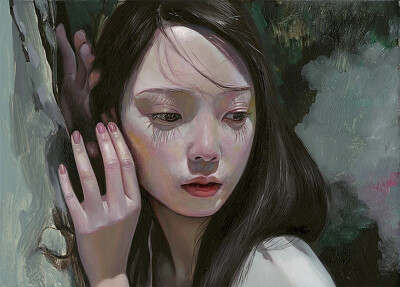 韩国艺术家 Joanne Nam 一组人物油画艺术 ​
