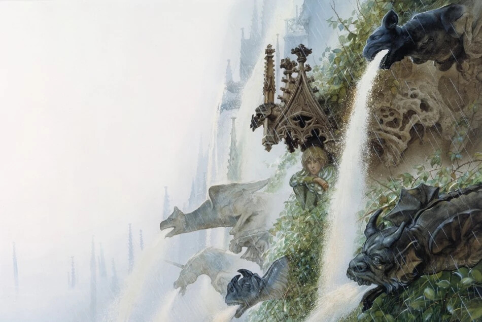 加拿大插画艺术家 John Howe(约翰·豪，1957年—  )是世界上最杰出的幻想艺术家之一。他作为概念设计师，和另外一位 J.R.R.托尔金 著作的插图画家 Alan Lee（阿兰.李） 为 彼得·杰克逊 的影片《魔戒》三部曲创作概念世界，备受人们的推崇和喜爱。欧洲的画展上，经常可以见到约翰的作品。他不仅是一位画家还是一位儿童读物作家。