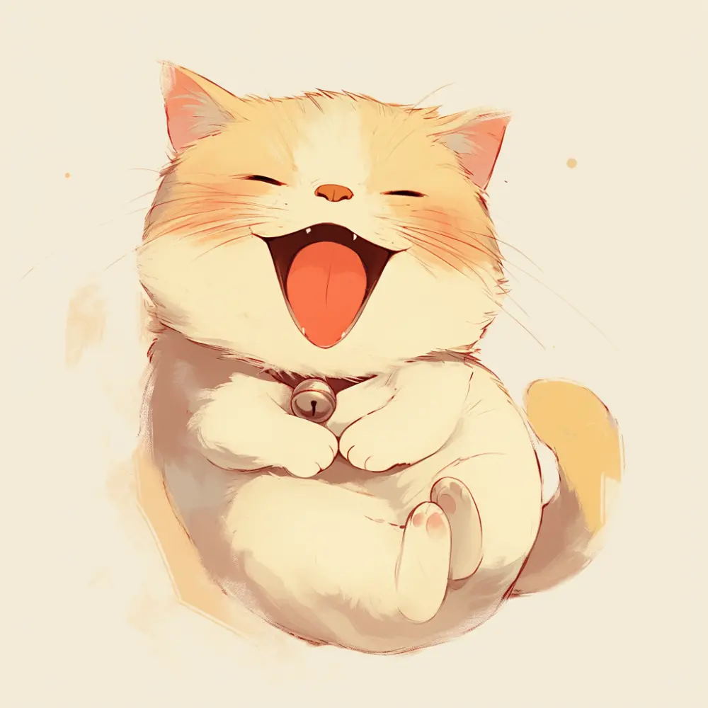 可爱猫咪治愈头像搞怪卡通动漫