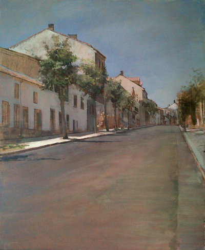 Calle de Las Navas del Marqués.  
Óleo sobre lienzo, 2011
