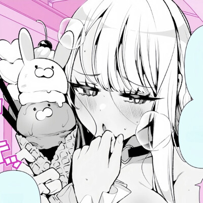 黑白漫画/女生头像