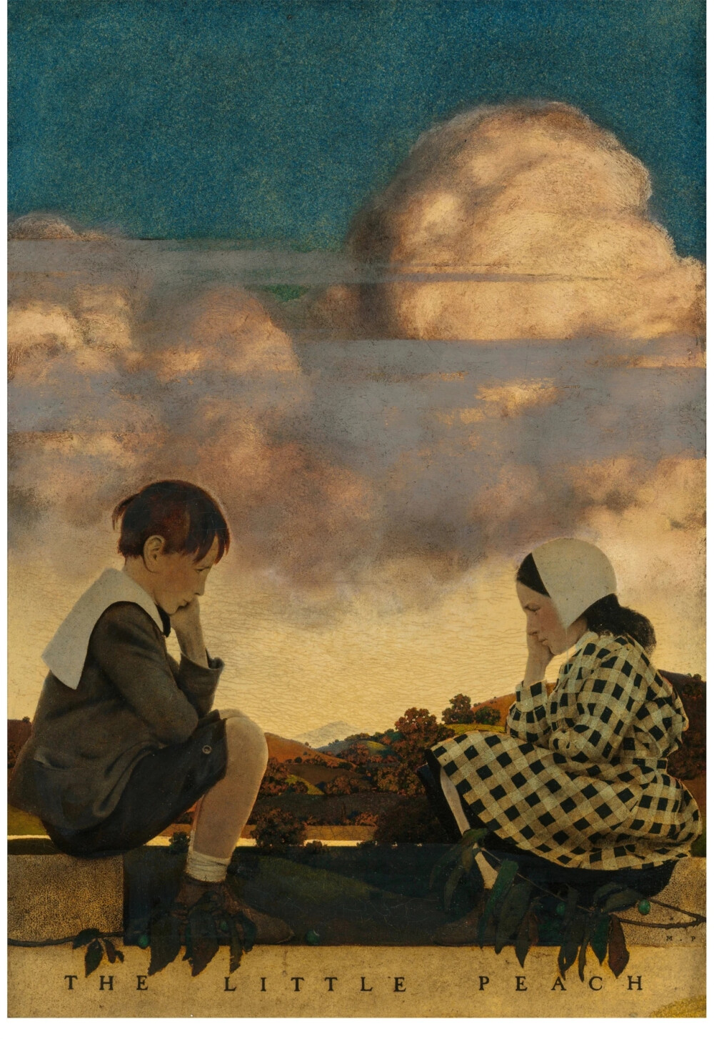 马克斯菲尔德.帕里什（Maxfield Parrish），美国插画家，活跃于20世纪上半叶，其作品因独特的饱和色与理想化的新古典主义意象而出名。帕里什的艺术特点是鲜艳的色彩，“帕里什蓝色”这个颜色就是以他的名字命名。帕里什用在他的画中使用了许多创新技术。他将模型照片的黑白几何图案投影到他的作品中。他也将通过拍照，放大对象来创作他的画。帕里什使用的绘画技术使他的画更立体。
