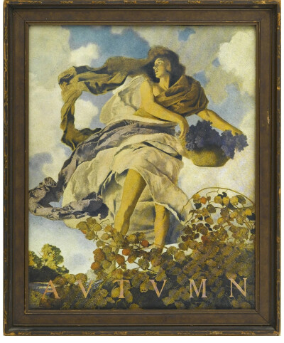 马克斯菲尔德.帕里什（Maxfield Parrish），美国插画家，活跃于20世纪上半叶，其作品因独特的饱和色与理想化的新古典主义意象而出名。帕里什的艺术特点是鲜艳的色彩，“帕里什蓝色”这个颜色就是以他的名字命名。帕…