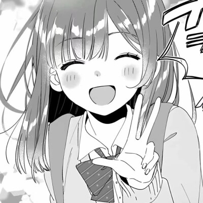 黑白漫画/女生头像