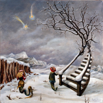 Dorothea Tanning
The Truth About Comets
1945
Oil on canvas
24 x 24 in.
