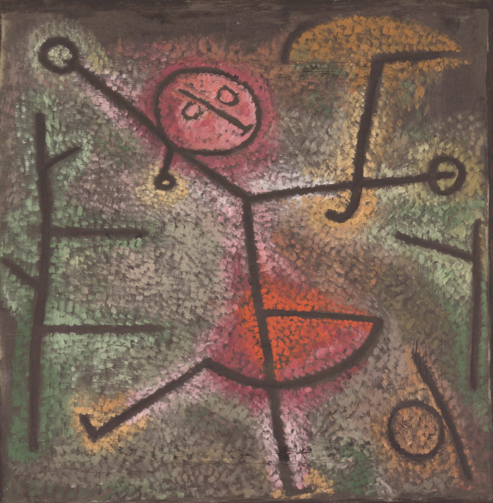 Dancing Girl,1940,Oil on cloth,53.3×51.2cm